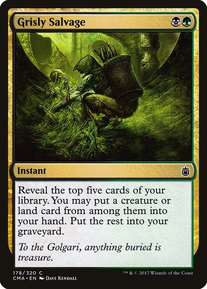 Image for Grisly Salvage (178) (Commander Anthology) - Magic: The Gathering