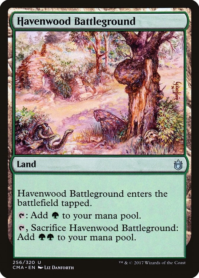 Image for Havenwood Battleground (256) (Commander Anthology) - Magic: The Gathering