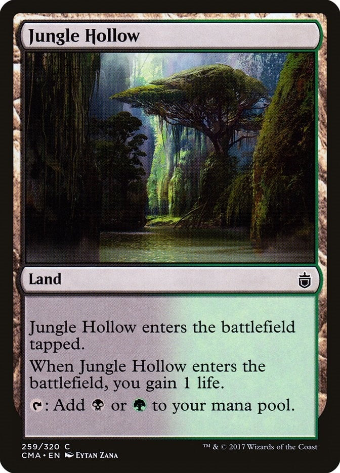 Image for Jungle Hollow (259) (Commander Anthology) - Magic: The Gathering