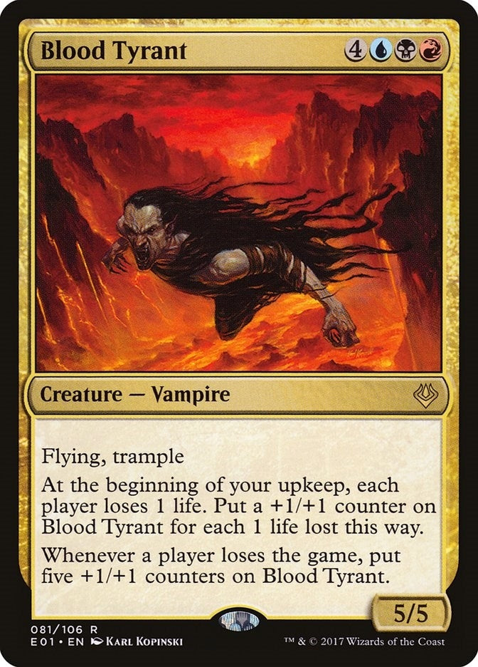 Image for Blood Tyrant (81) (Nicol Bolas) - Magic: The Gathering