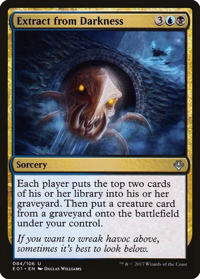 Image for Extract from Darkness (84) (Nicol Bolas) - Magic: The Gathering