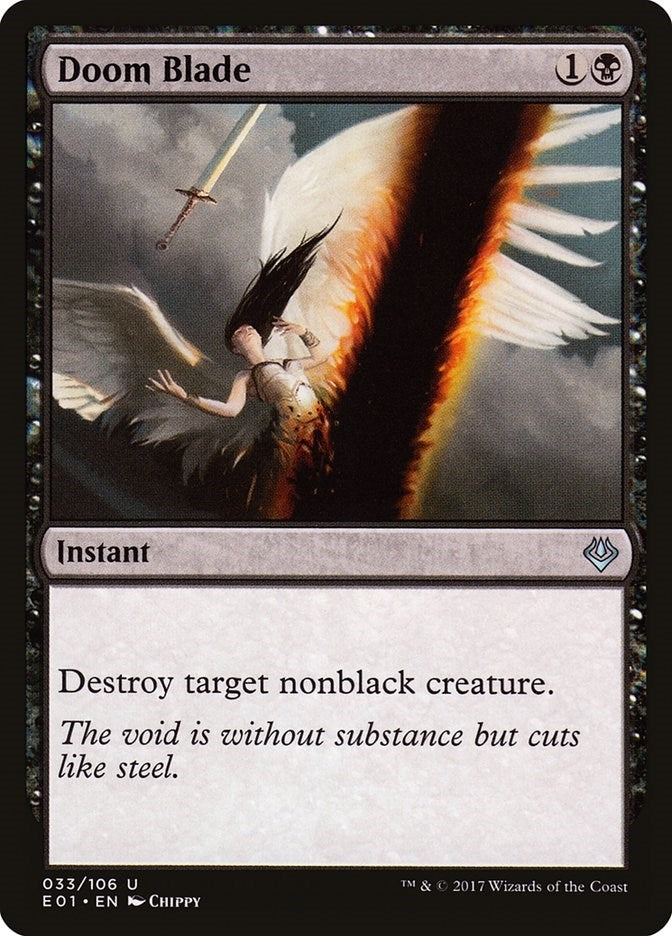 Image for Doom Blade (33) (Nicol Bolas) - Magic: The Gathering