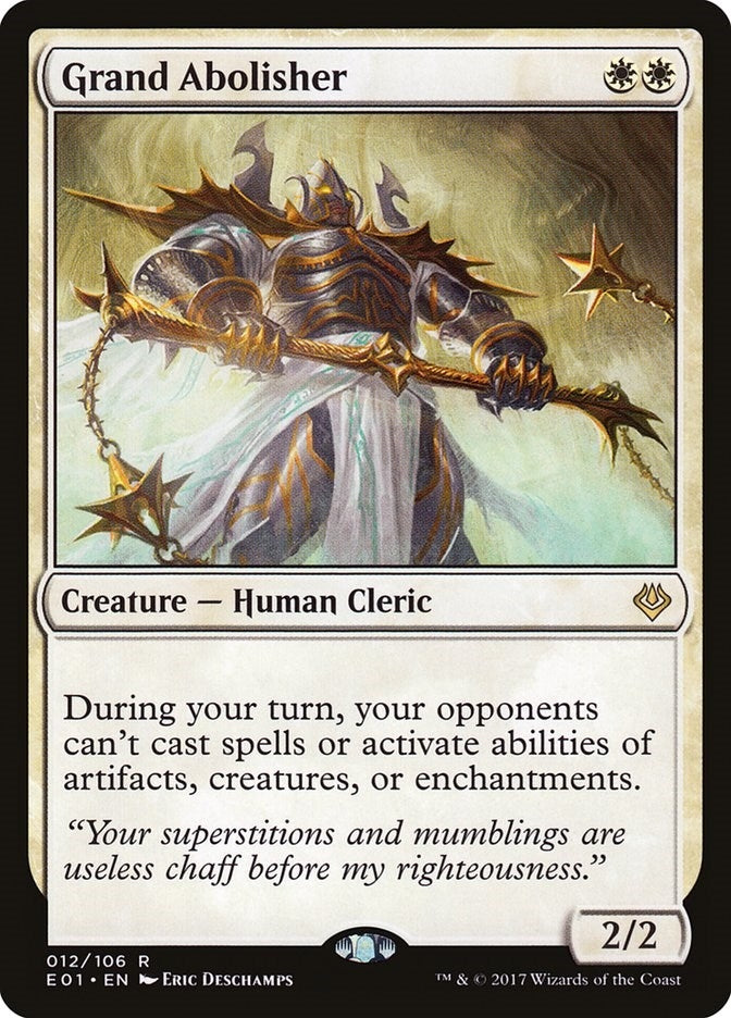 Image for Grand Abolisher (12) (Nicol Bolas) - Magic: The Gathering