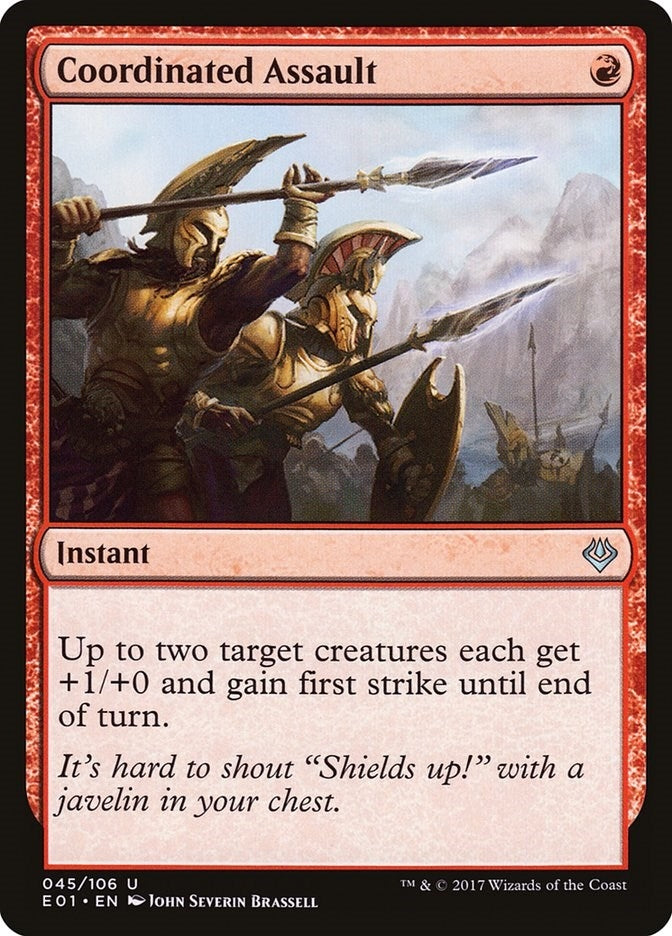 Image for Coordinated Assault (45) (Nicol Bolas) - Magic: The Gathering