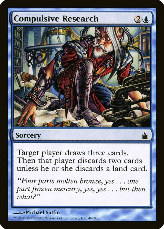 Image for Compulsive Research (40) (Ravnica: City of Guilds) - Magic: The Gathering
