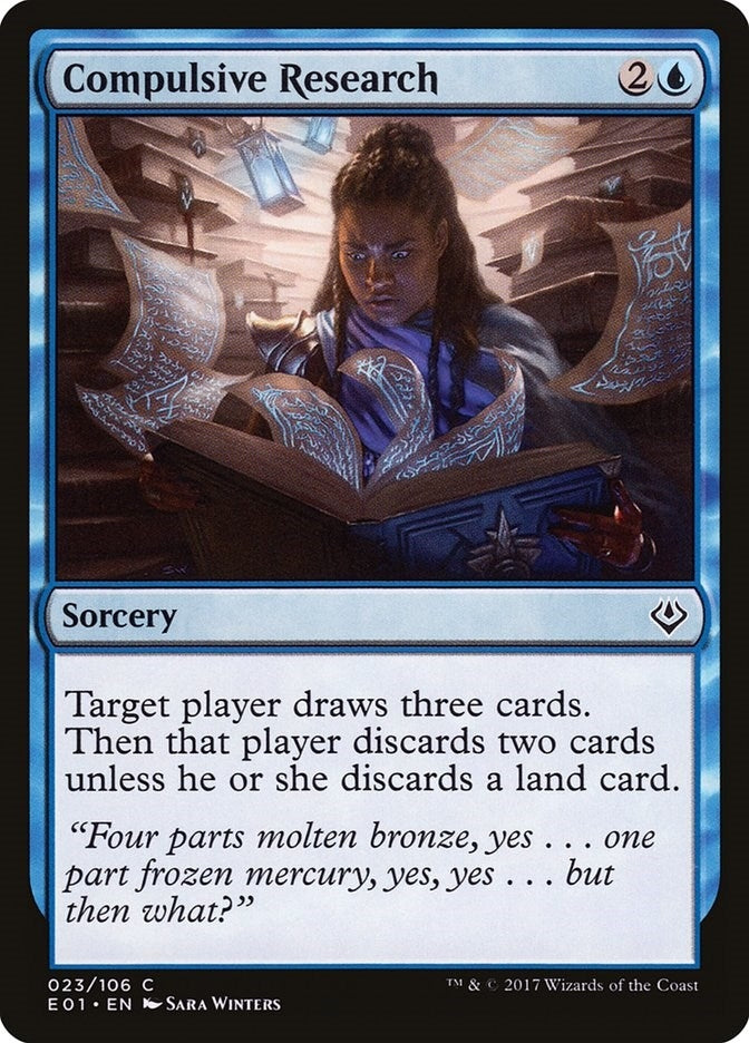 Image for Compulsive Research (23) (Nicol Bolas) - Magic: The Gathering