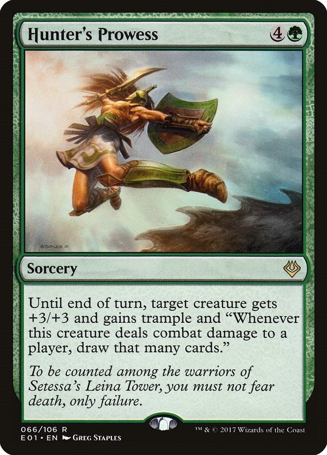 Image for Hunter's Prowess (66) (Nicol Bolas) - Magic: The Gathering
