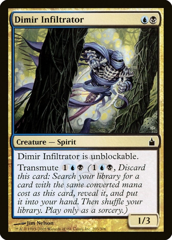 Image for Dimir Infiltrator (203) (Ravnica: City of Guilds) - Magic: The Gathering