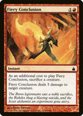 Image for Fiery Conclusion (122) (Ravnica: City of Guilds) - Magic: The Gathering