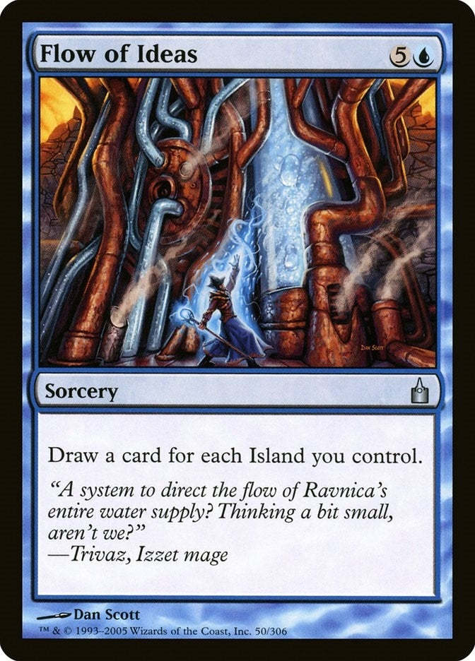 Image for Flow of Ideas (50) (Ravnica: City of Guilds) - Magic: The Gathering