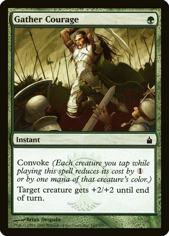Image for Gather Courage (165) (Ravnica: City of Guilds) - Magic: The Gathering