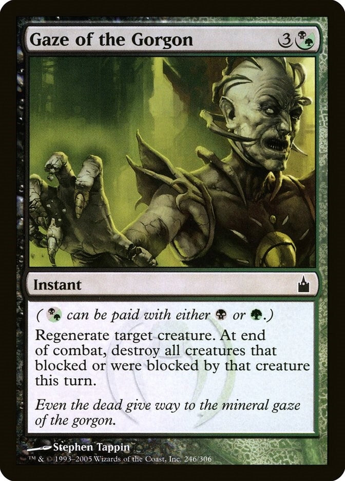 Image for Gaze of the Gorgon (246) (Ravnica: City of Guilds) - Magic: The Gathering