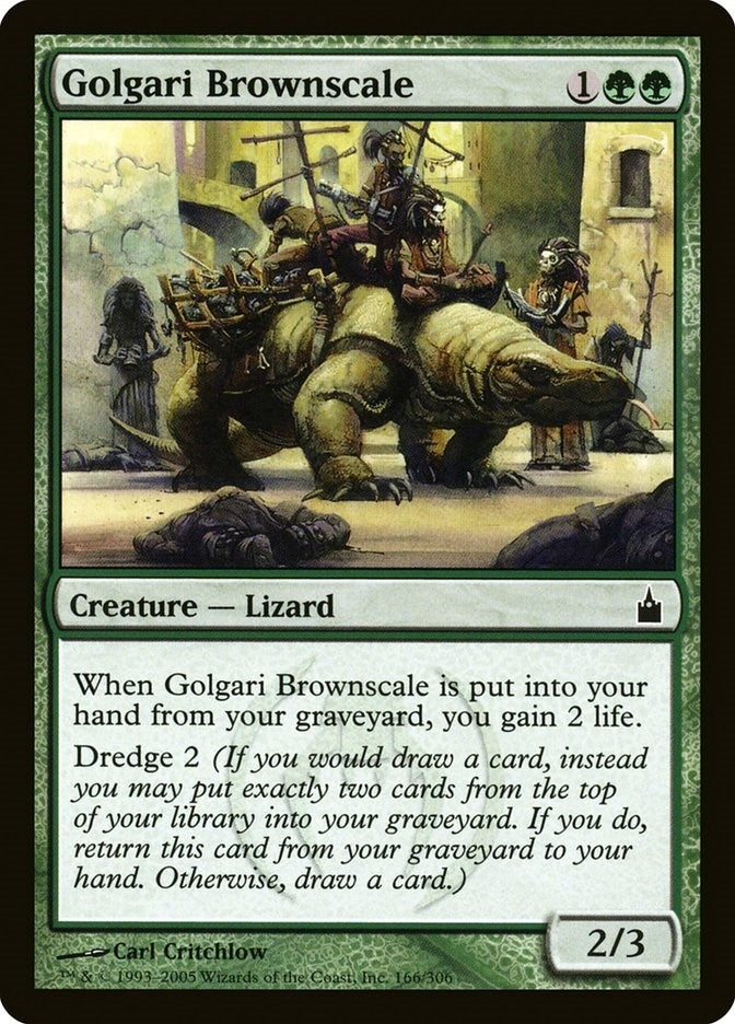 Image for Golgari Brownscale (166) (Ravnica: City of Guilds) - Magic: The Gathering