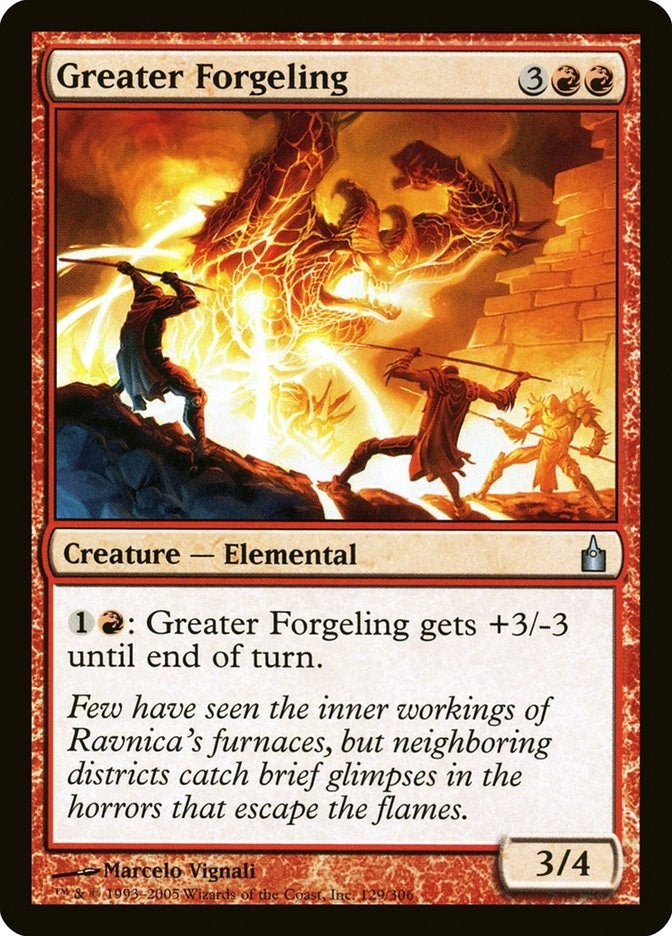 Image for Greater Forgeling (129) (Ravnica: City of Guilds) - Magic: The Gathering