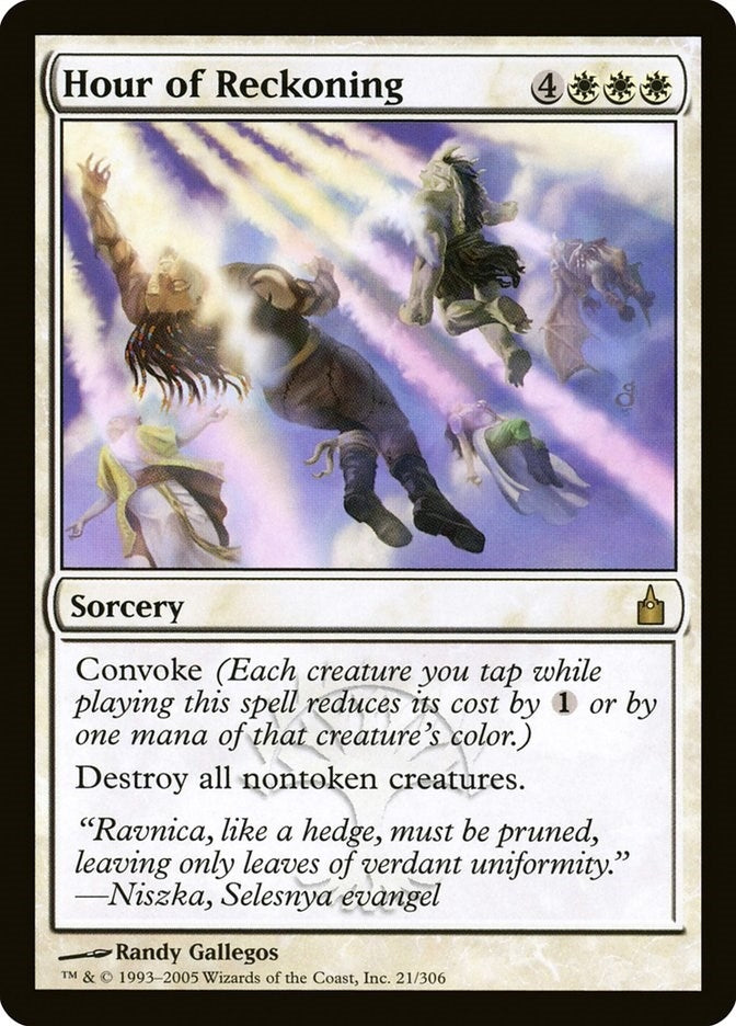Image for Hour of Reckoning (21) (Ravnica: City of Guilds) - Magic: The Gathering