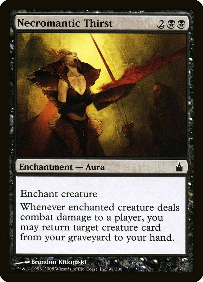 Image for Necromantic Thirst (97) (Ravnica: City of Guilds) - Magic: The Gathering