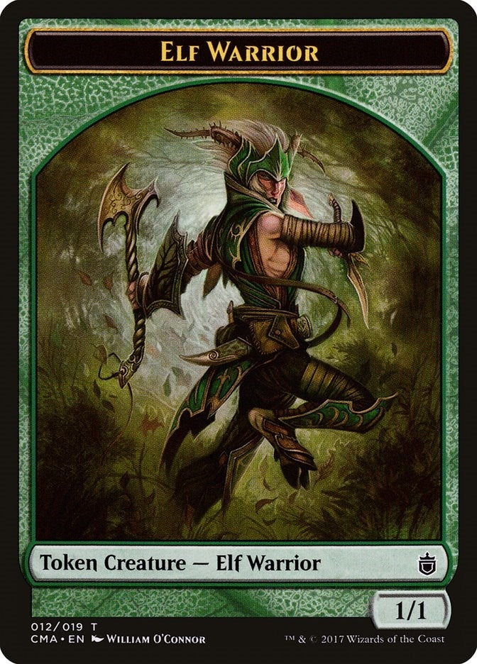 Image for Elf Warrior Token (012) (12) (Commander Anthology) - Magic: The Gathering