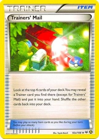 Image for Trainers' Mail - 92a/108 (Non-Holo) (092a/108) (PR) - Pokemon