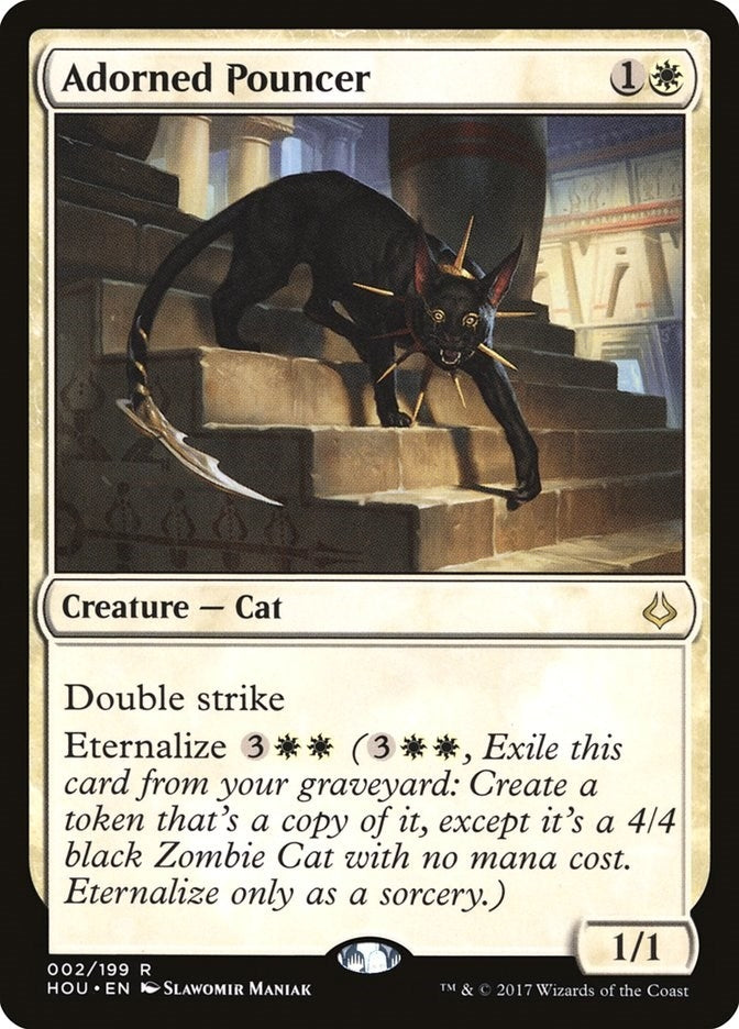 Image for Adorned Pouncer (2) (Hour of Devastation) - Magic: The Gathering