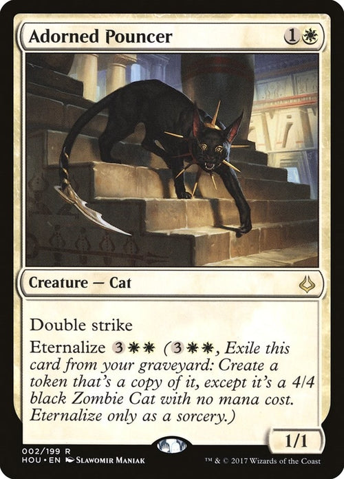 Image for Adorned Pouncer (2) (Hour of Devastation) - Magic: The Gathering