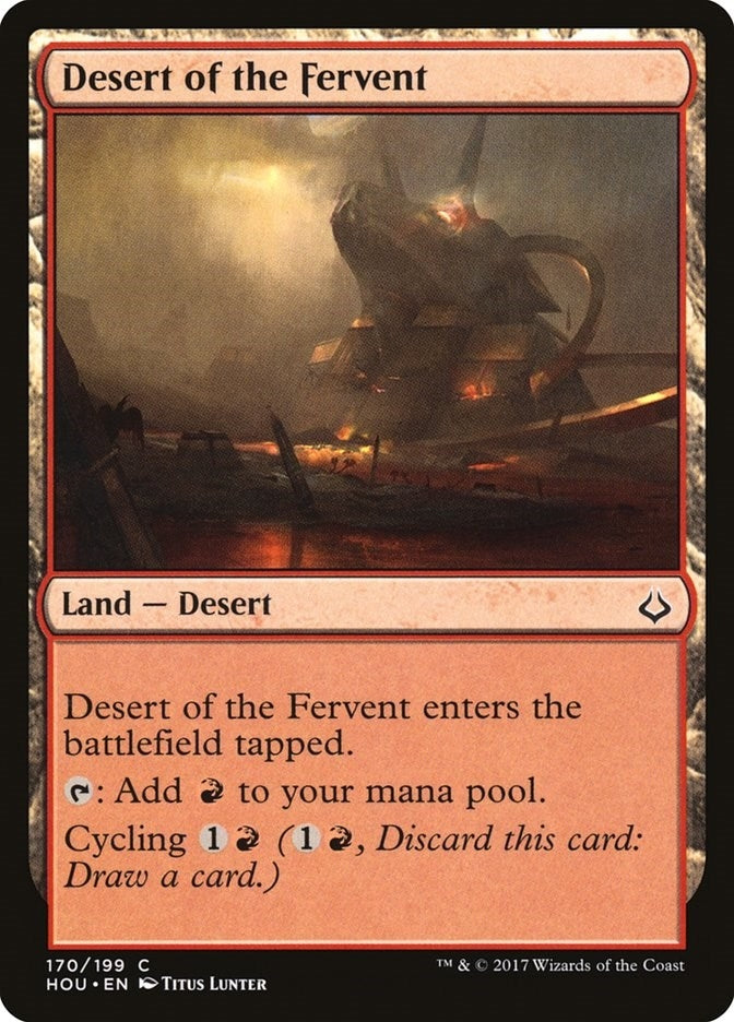 Image for Desert of the Fervent (170) (Hour of Devastation) - Magic: The Gathering