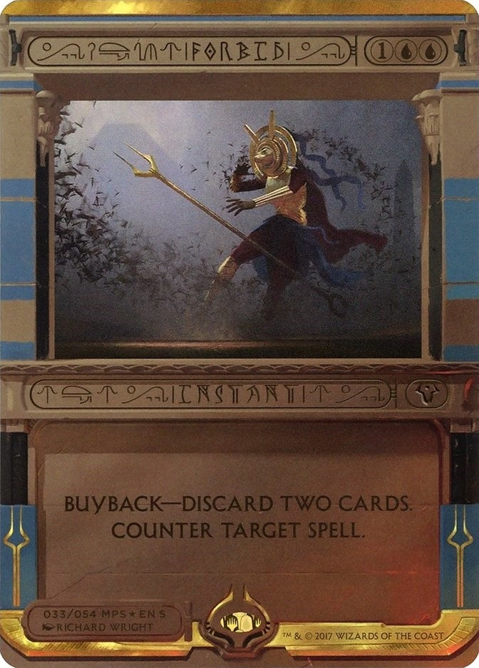 Image for Forbid (33) (Masterpiece Series: Amonkhet Invocations) - Magic: The Gathering