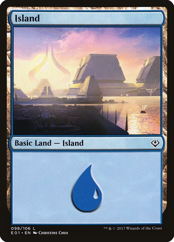 Image for Island (098) (98) (Nicol Bolas) - Magic: The Gathering