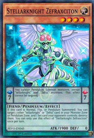 Image for Stellarknight Zefraxciton (PEVO-EN045) (PEVO) - YuGiOh