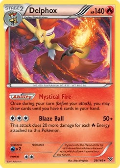 Image for Delphox - 26/146 (XY Base Set) (026/146) (PR) - Pokemon