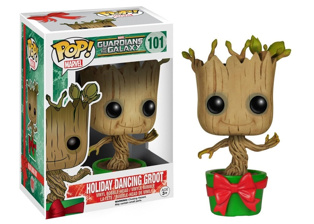 Image for Guardians Of The Galaxy: Holiday Dancing Groot (Bobble-Head) - Funko