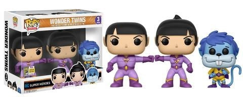 Image for Wonder Twins 3 pack - Zan, Jayna and Gleek (Limited Edition) (SDCC 2017 Exclusive) - Funko