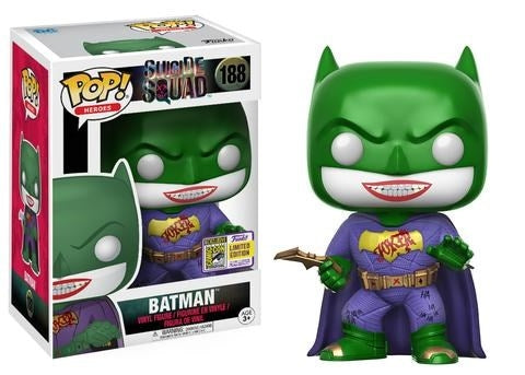 Image for Suicide Squad: Joker Batman (Metallic) (Limited Edition) (SDCC 2017 Exclusive) - Funko