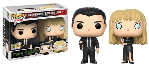 Image for Twin Peaks: Black Lodge Cooper and Laura 2-pack (Limited Edition) (SDCC 2017 Exclusive) - Funko