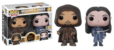 Image for Lord of the Rings: Aragon and Arwen 2-pack (Limited Edition) (SDCC 2017 Exclusive) - Funko