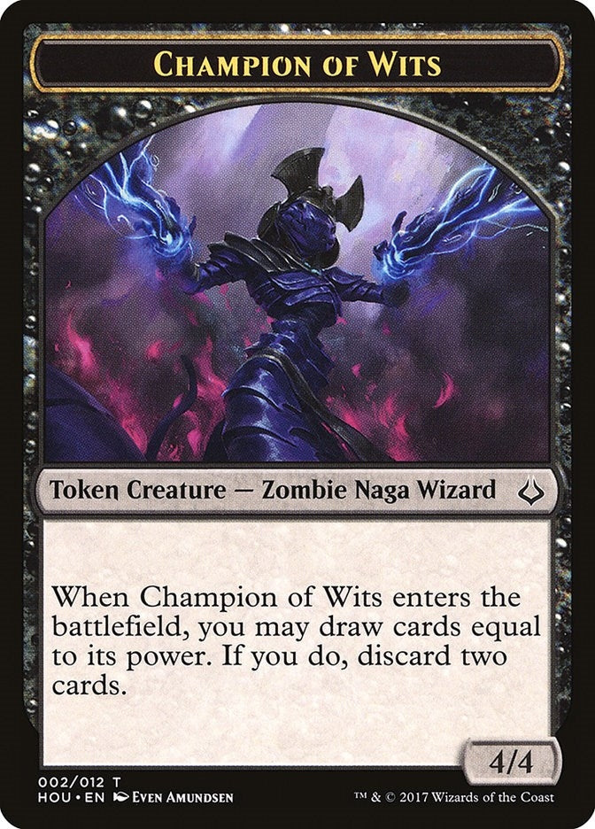 Image for Champion of Wits Token (2) (Hour of Devastation) - Magic: The Gathering