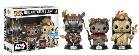 Image for Star Wars: Teebo, Chief Chirpa & Logray 3-pack (Walmart Exclusive) - Funko