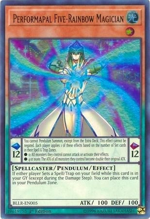 Image for Performapal Five-Rainbow Magician (BLLR-EN005) (BLLR) - YuGiOh