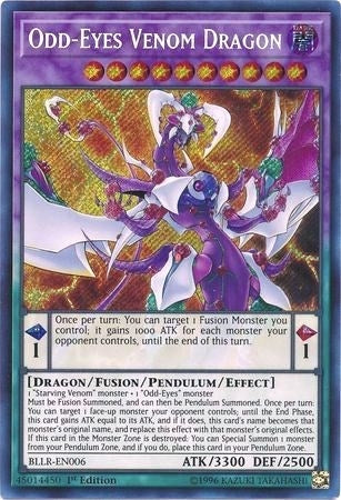 Image for Odd-Eyes Venom Dragon (BLLR-EN006) (BLLR) - YuGiOh