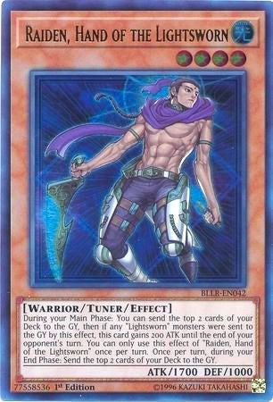 Image for Raiden, Hand of the Lightsworn (BLLR-EN042) (BLLR) - YuGiOh
