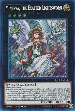 Image for Minerva, the Exalted Lightsworn (BLLR-EN044) (BLLR) - YuGiOh