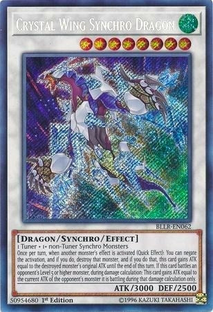 Image for Crystal Wing Synchro Dragon (BLLR-EN062) (BLLR) - YuGiOh