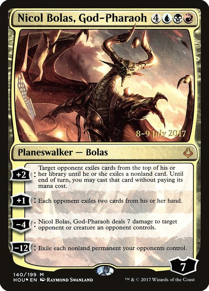 Image for Nicol Bolas, God-Pharaoh (140) (Prerelease Cards) - Magic: The Gathering