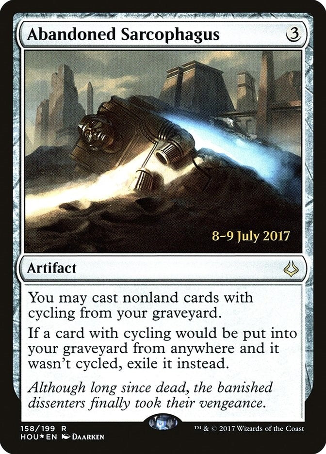 Image for Abandoned Sarcophagus (158) (Prerelease Cards) - Magic: The Gathering
