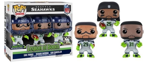 Image for Seahawks 3-pack Seattle (Legion of Boom) (Centurylink Field) - Funko