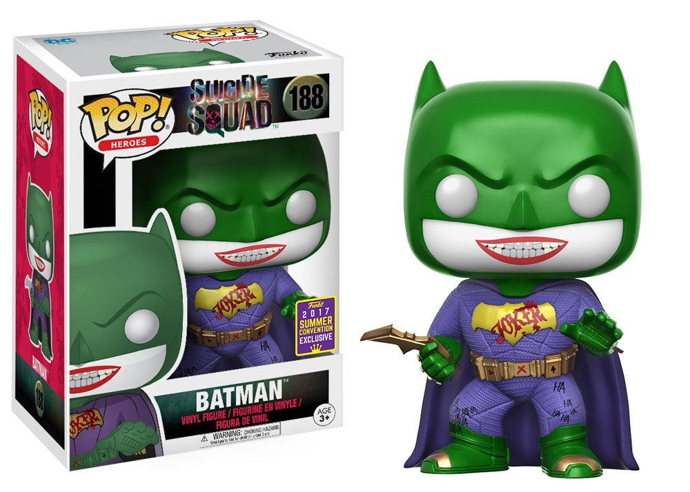Image for Suicide Squad: Joker Batman (Metallic) (Limited Edition) (GameStop Exclusive) - Funko