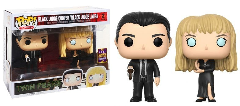 Image for Twin Peaks: Black Lodge Cooper and Laura 2-pack (Limited Edition) (BoxLunch Exclusive) - Funko