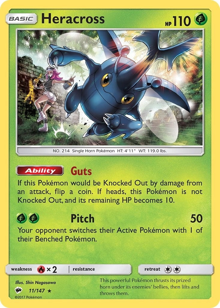 Image for Heracross (11/147) (SM03) - Pokemon