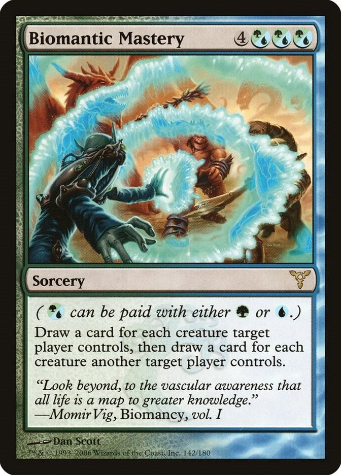 Image for Biomantic Mastery (142) (Dissension) - Magic: The Gathering