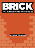 Image for BRICK - Atomic Orange (100-Pack) - Card Sleeves