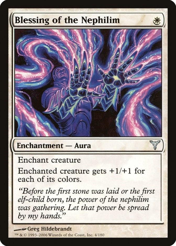 Image for Blessing of the Nephilim (4) (Dissension) - Magic: The Gathering